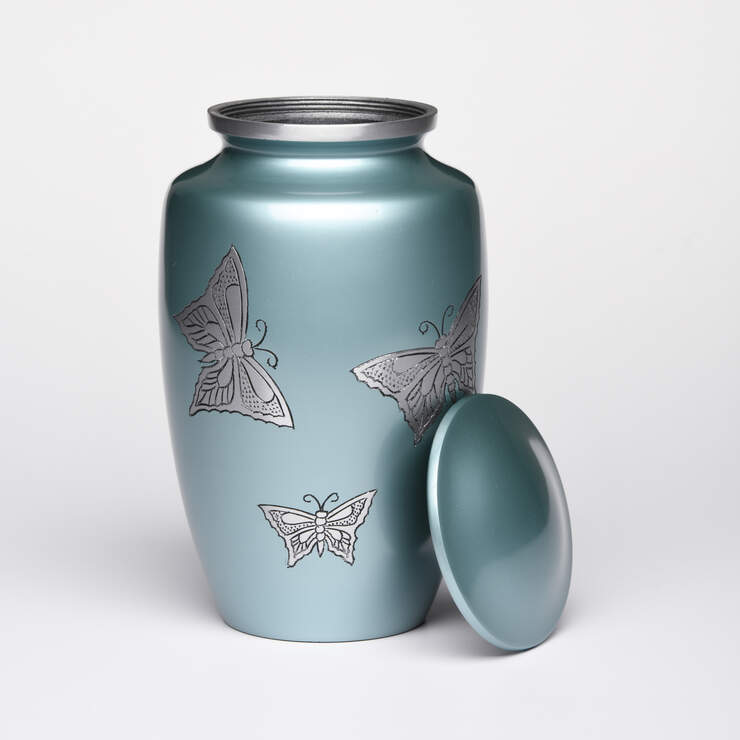 Tranquil Skies Butterfly Urn image number 4