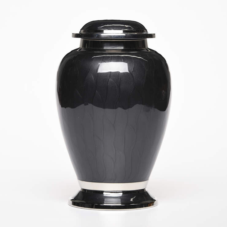 Enchanted Elegance Urn: Black image number 4