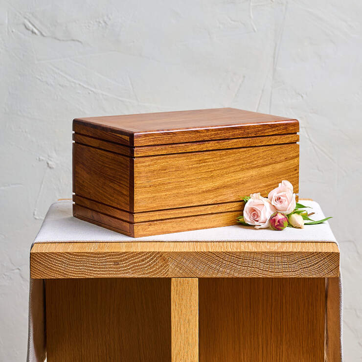 Modern Rosewood Repose Urn image number 5