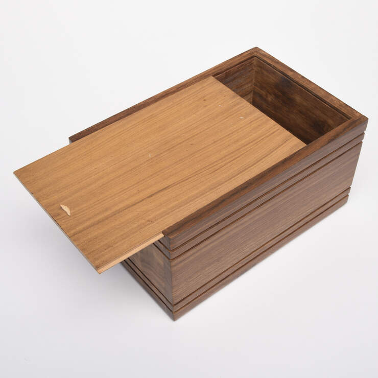 Modern Rosewood Repose Urn image number 3