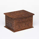 Autumn Scroll Carved Rosewood Urn image number 1