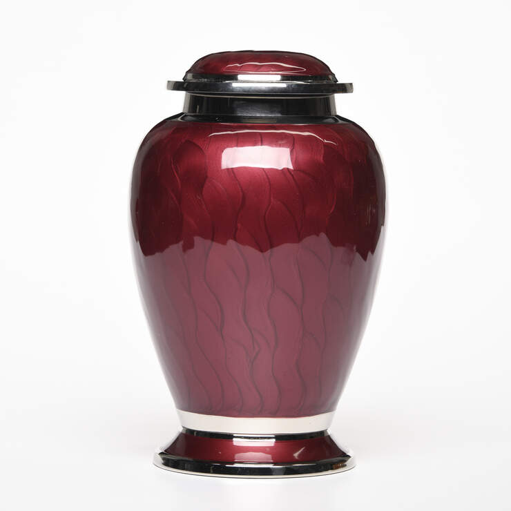 Enchanted Elegance Urn: Red image number 5