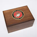 Veteran’s Rest Rosewood Urn: Marine Corps image number 1