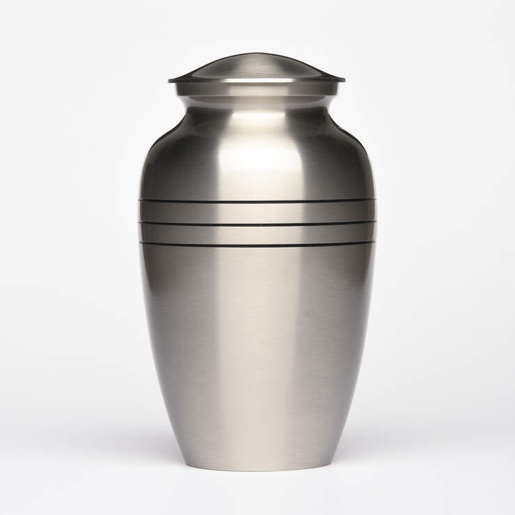 Eternal Bands Memorial Urn: Pewter image number 3