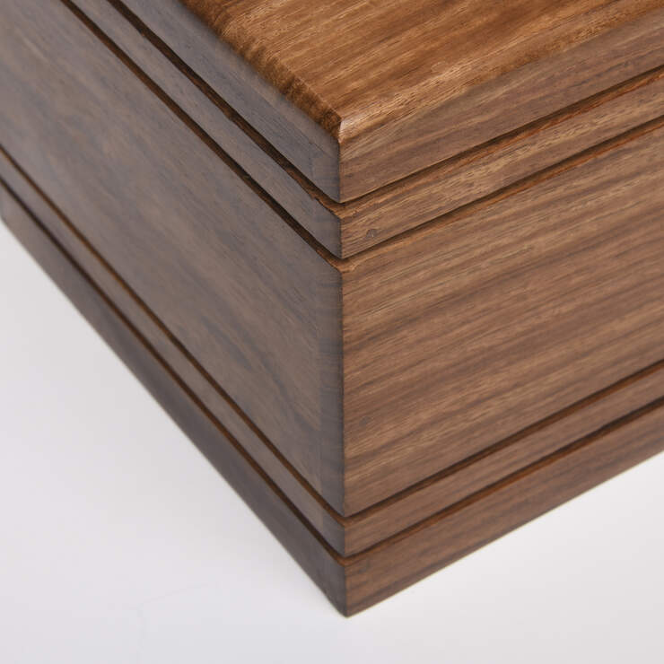 Modern Rosewood Repose Urn image number 4